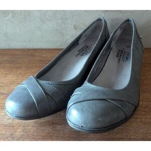 Life Stride Velocity Memory Foam Gray Slip Ons I-Loyal, All Man Made, Size 8M